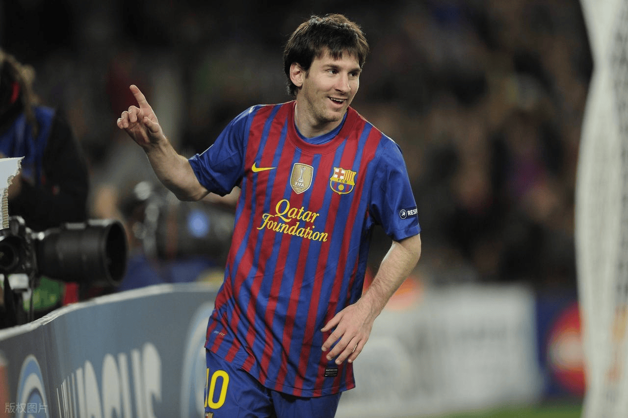 梅西在欧冠比赛中攻破对手球门